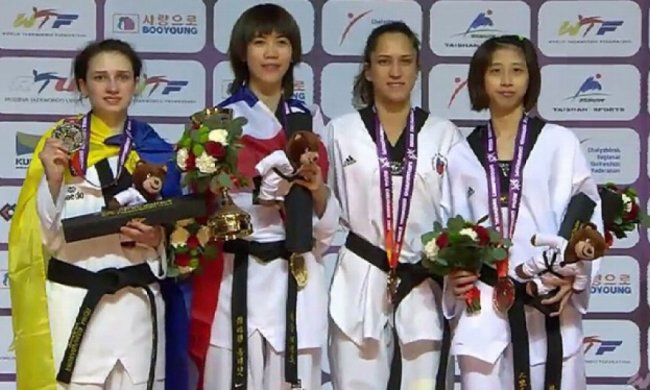 Українка здобула срібло чемпіонату світу з тхеквондо у Росії