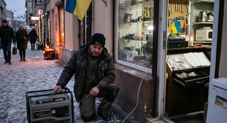 генератор бізнес відключення світла енергостійкість