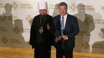 Епіфаній і Петро Порошенко, фото: bbc.com