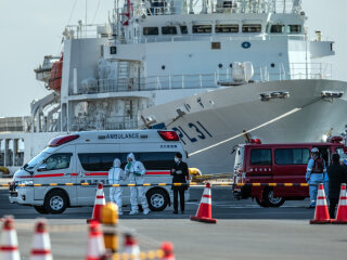 лайнер Diamond Princess, фото Getty Images