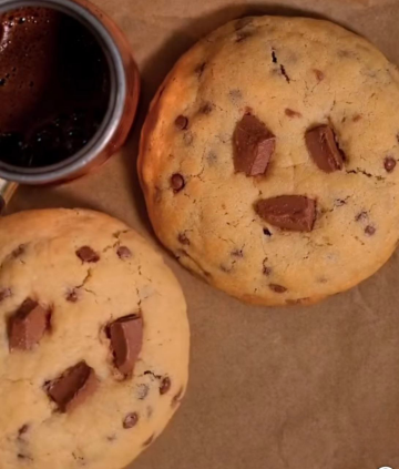 Печенье с шоколадом: фото скрин рецепта