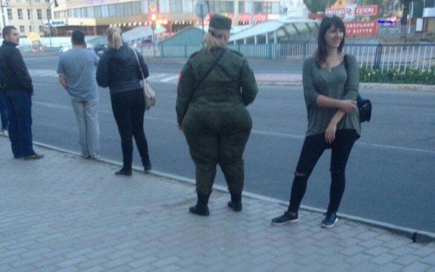 Габариты луганской "ополченки" поразили соцсети: фото