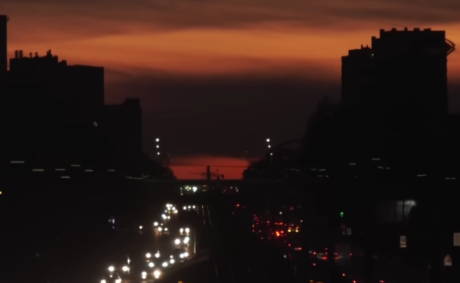 Відключення світла. Фото: скрін youtube