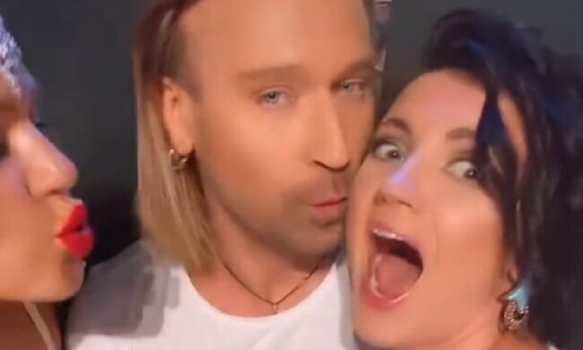 Олег Винник и Оля Цибульская, скриншот: Instagram