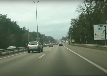 українські дороги, скріншот з відео
