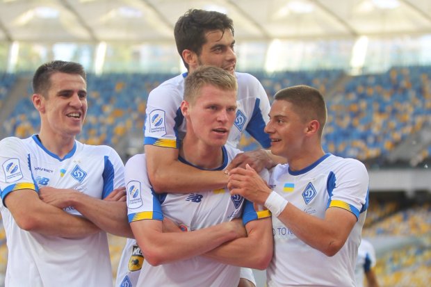 игроки Киевского Динамо
