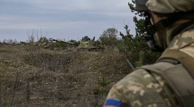 Український військовий. Фото: скрін відео