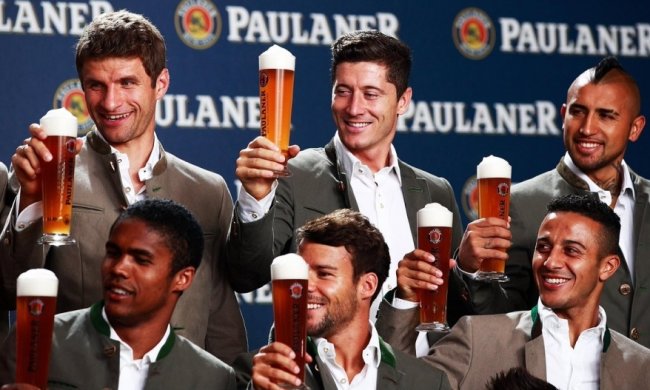 Як гравці "Баварії" відзначили розгром росіян