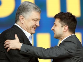 Владимир Зеленский и Петр Порошенко