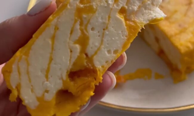 Гарбузово-сирний пиріг, скріншот з відео