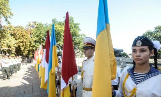День прапора: в Одесі провели незвичайний обряд