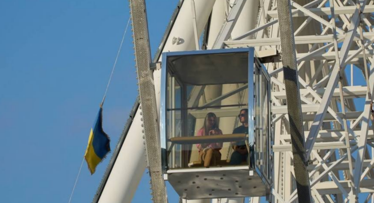 Українці, колесо огляду, Київ, фото із соцмереж