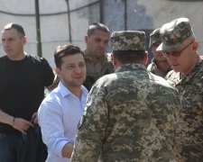 Володимир Зеленський на передовій