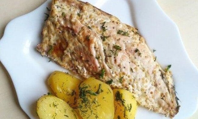 Скумбрія у сметанно-гірчичному соусі, фото Telegram