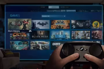 Консоль на базе платформы Steam от Valve, скриншот: YouTube
