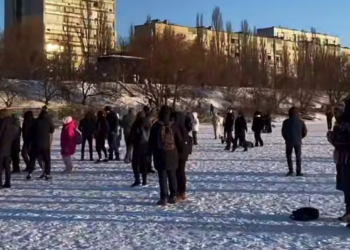 Українці, зима, кадр з відео