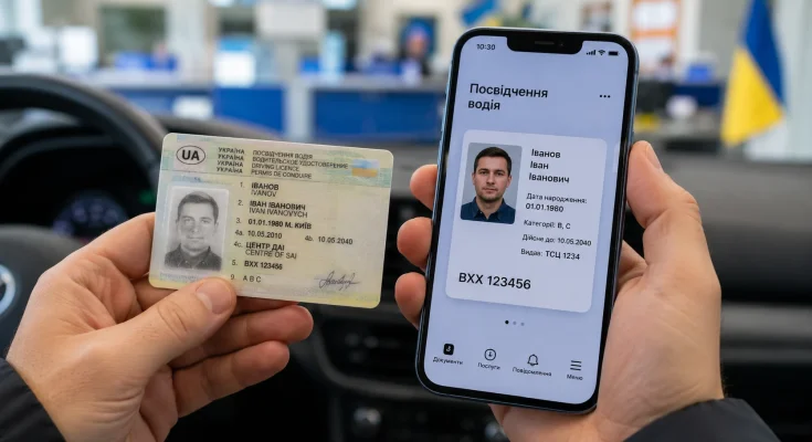 Посвідчення водія старого зразка