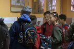 Обучение в школе, кадр из видео