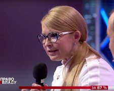 Юлія Тимошенко в ефірі "Право на владу"