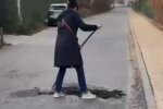 Харьковчанка раскопала яму, скриношт