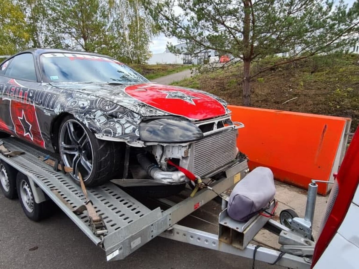 Самую быструю в мире Toyota Supra разбили во время драг-гонки, видео - ЗНАЙ  ЮА