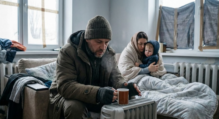 квартиры без отопления, блекаут, отключение света