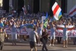 Протесты в Беларусе, скриншот: YouTube