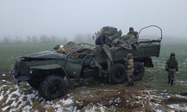 Авария боевиков, скриншот: Facebook