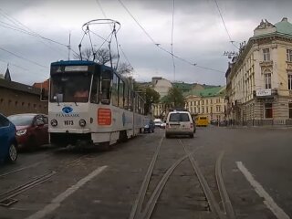 Улицы Львова, скриншот с видео