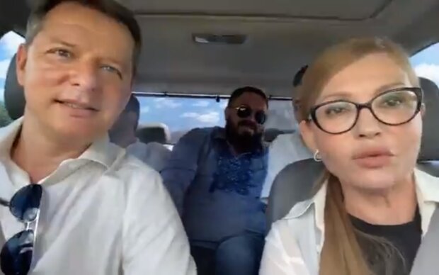 Олег Ляшко катає Тимошенко на автомобілі: "Довіряє, щоб я її провіз"