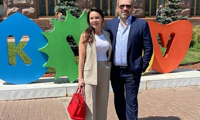 Лилия Подкопаева с мужем, фото с Instagram