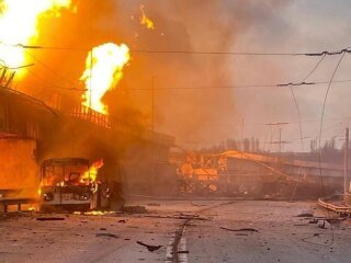 наслідки ракетного удару по Дніпрогес