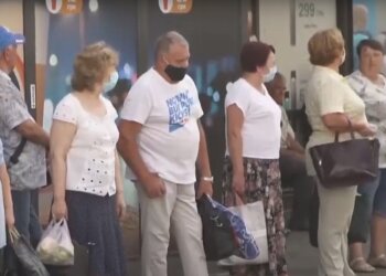 Карантин в Украине, скриншот видео
