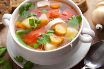 Рыбный суп "Мозаика"