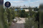 Свалка неизвестных отходов на улице Петра Панча, 11 в Оболонском районе Киева