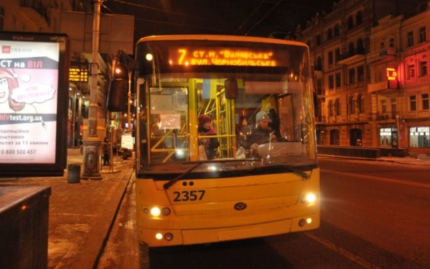 Столиця втратить один з нічних тролейбусів