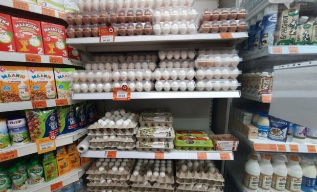 Цены на яйца, скриншот: Minfin