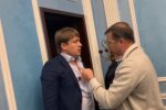 Герус та Ляшко, скріншот із відео бійки
