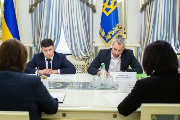 Зеленськи на зустрічі з головами Верховного та Вищого антикорупційного суду