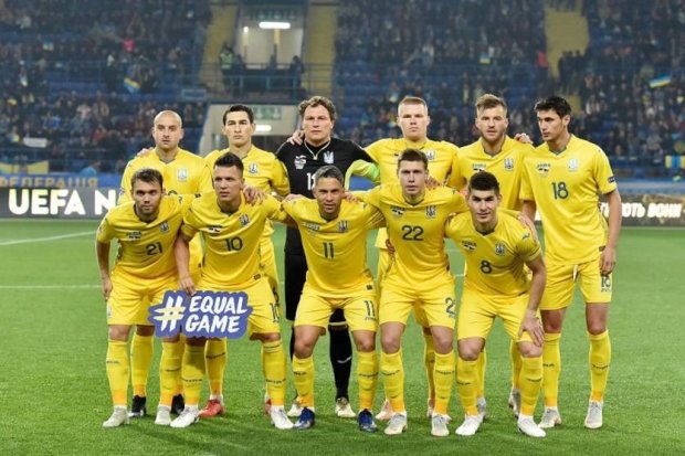 Сборная Украины начала год на новом месте в рейтинге ФИФА