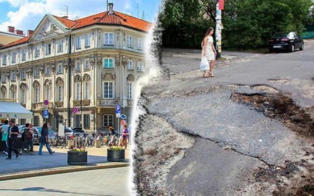 Вгадайте країну: журналісти порівняли українські та польські дороги