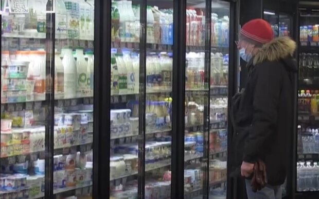 Ціни на молочні продукти. Фото: скрін youtube