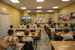 Учні у підземній школі Харківщини
