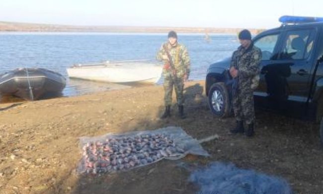 Молдовани незаконно ловили рибу в українському озері