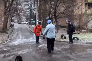гололед, скриншот из видео