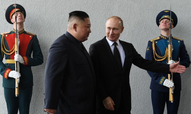 Кім Чен Ин та Володимир Путін