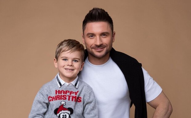 Сергей Лазарев с сыном, фото с Instagram