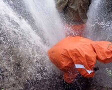 Ремонт магистрального водопровода возле Львова