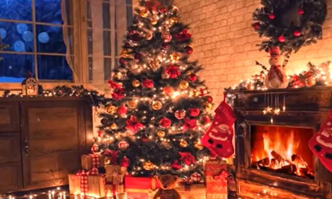 Новый год, скриншот с видео