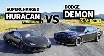 Lamborghini Huracan And Dodge Demon